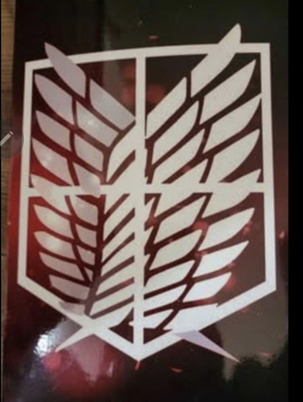 Attack On Titan Custom Made Skateboard (Rare!) Red Wings of Freedom Logo (NEW)